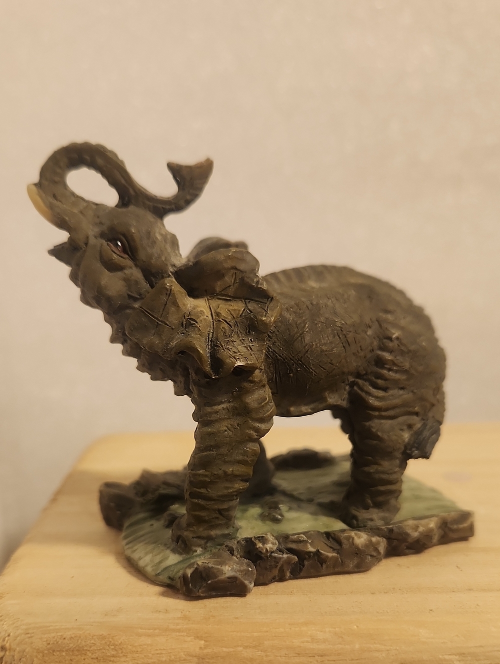Handcrafted Elephant Figurine Home Art Decor